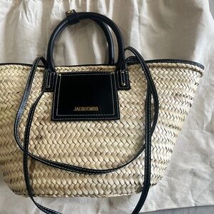 Jacquemus Solei Large Handwoven Tote